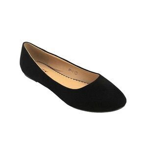 XY London Womens/Ladies Maleficent Ballerina Flats / Jet Black